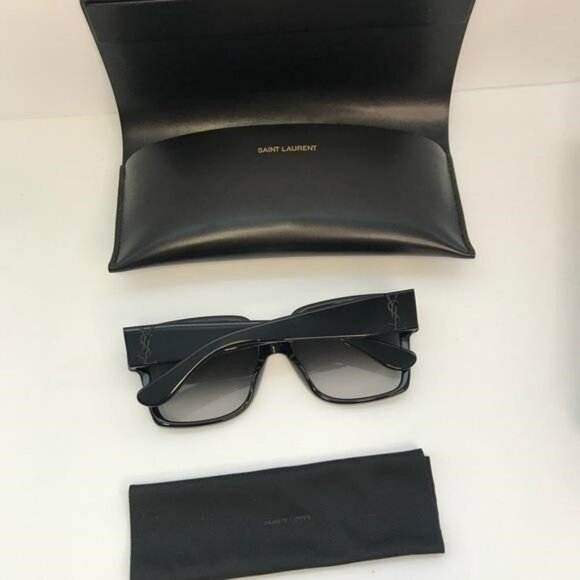 New  - ? Authentic Saint Laurent Black Grey Sunglasses SLM9 main image 14